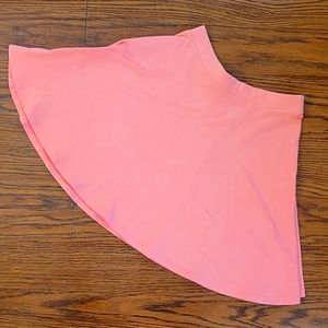 Coral Skater Skirt - Vibrant, Bright, Summer